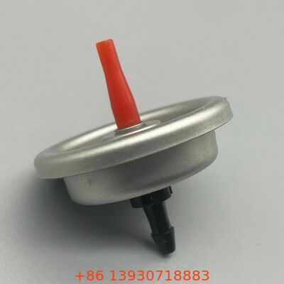 Βαλβίδα αερίου αναπτήρα για αναπλήρωση δοχείων αερίου βουτανίου με πλαστικό στέλεχος