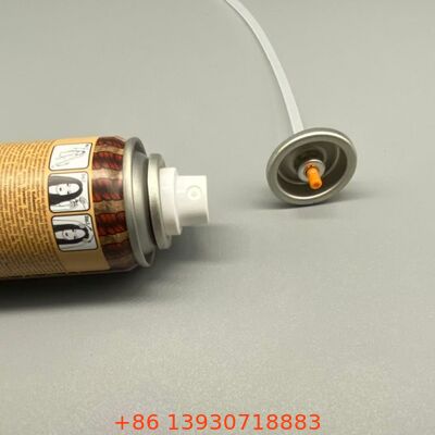Dry Shampoo Aerosol Spray Valve for Personal Care Packaging Systems