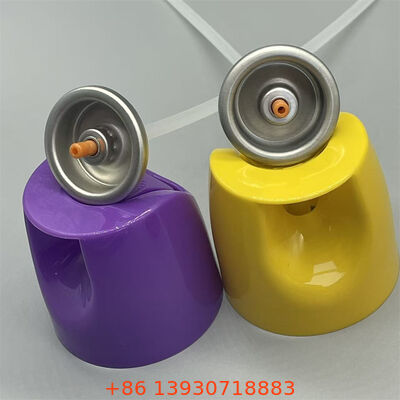 Βαλβίδα αερολύματος εντομοκτόνου υδατοδιαλυτού με παροχή υψηλού όγκου, ρυθμιζόμενο έλεγχο ροής και στεγανή σφράγιση