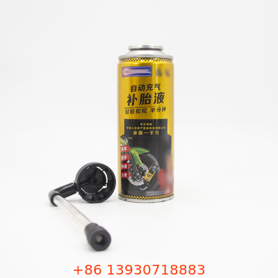 Προσαρμογή Aerosol Tire Inflator για Recapping ελαστικών με Glue Spray