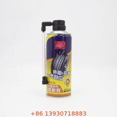 Προσαρμογή Aerosol Tire Inflator για Recapping ελαστικών με Glue Spray