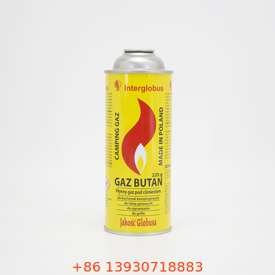 400ml Φορητή Κουζίνα Αερίου Δοχείο Μικρή φιάλη αερίου βουτανίου 65mm