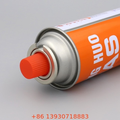 Κύλινδρο αερίου βουτανίου 65 X 158 mm για βιομηχανικές χρήσεις με προσαρμόσιμο λογότυπο