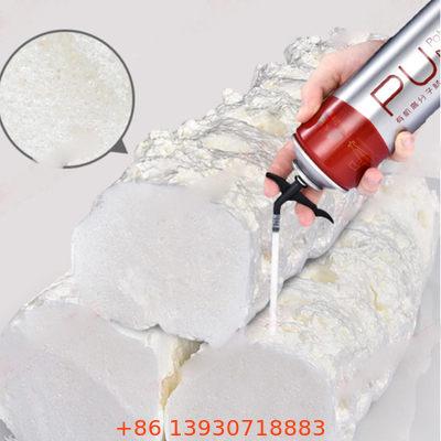 Τύπος σωλήνα PU Foam Cleaner Βαλβίδα αερολύματος με σωλήνα και καπάκι για δοχεία δομικών υλικών αεροζόλ