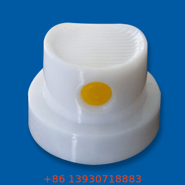 Κίτρινο ένθετο από λευκοσίδηρο Aerosol Spray Paint Actuator Άνοιγμα 0,46mm