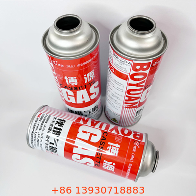 220g/227g μεταλλικό κουτί μεταλλικών κουτιών 1X αερίου βουτανίου για τη σόμπα στρατοπέδευσης οικιακών ΣΧΑΡΏΝ