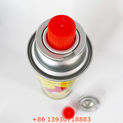 κενό 227g 0.20mm παχύ μπουκάλι αερίου βουτανίου στρατοπέδευσης κασετών αερίου βουτανίου κασσίτερου