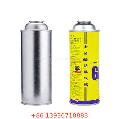 Υπαίθρια ικανότητα μεταλλικών κουτιών 400ml καυσίμων βουτανίου μαγειρέματος για για τη σόμπα κασετών
