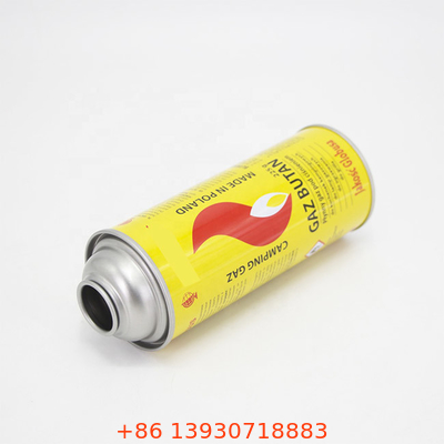 400ml φορητή κασέτα αερίου βουτανίου για τις σόμπες στρατοπέδευσης και τους φανούς φλογών