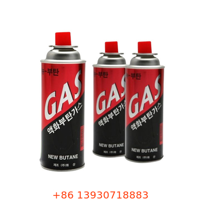 Εύκολος υπαίθριος μαγειρεύοντας 400ml αερίου βουτανίου μεταφορών κύλινδρος αερίου κασετών μεταλλικών κουτιών