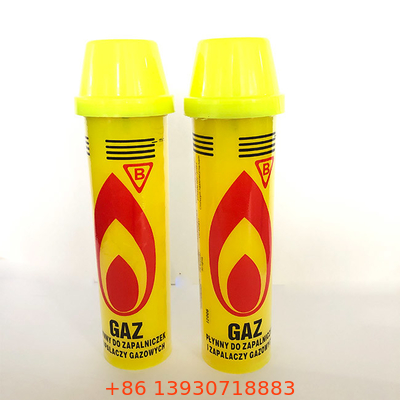 Μίας χρήσης 80ml ξαναγέμισμα βουτανίου φανών χτυπήματος ξαναγεμισμάτων αερίου τσιγάρων ελαφρύτερο