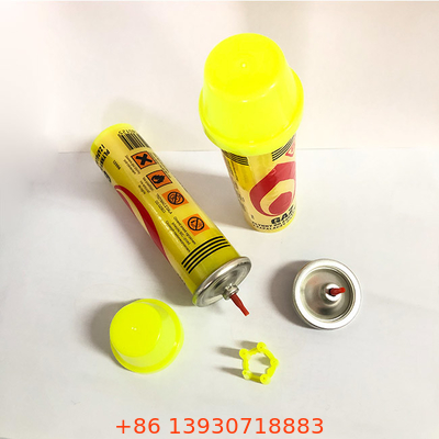 Ελαφριά κατάλληλα 80ml πηγαίνουν υπαίθρια ξαναγέμισμα αερίου βουτανίου για το φανό χτυπήματος