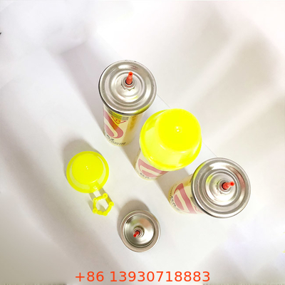 80ml ξαναγεμίσματα Eco μεταλλικών κουτιών μπουκαλιών αερίου σομπών στρατοπέδευσης βουτανίου φιλικό
