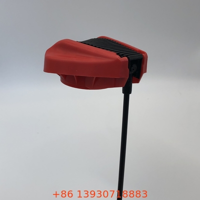 66.40mm White Spray Aerosol Nozzle με σωλήνα επέκτασης καουτσούκ POM