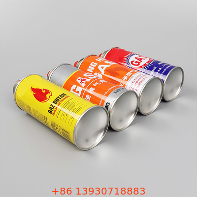 65 X 158 mm Εμπορικό φυσίγγιο βουτανίου φυσικού αερίου