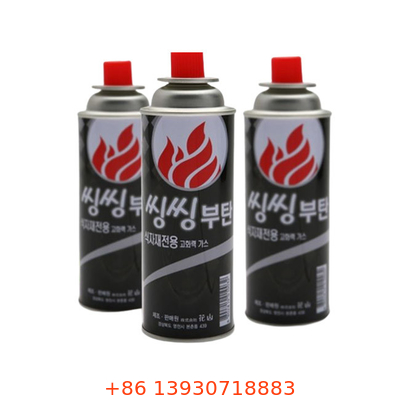 220g βουτάνιο Κάνις αερίου 65 X 158 mm CMYK 4 χρώμα και χρώμα Panton