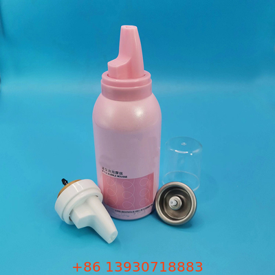 Συμπίεση μαλλιών Mousse Spray Valve Φορητή λύση στυλ στο δρόμο