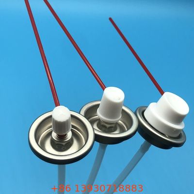 Καθολική βαλβίδα ψεκασμού καθαριστικού καρμπυρατέρ 1 ίντσας με ενεργοποιητή και καλαμάκι για δοχεία αεροζόλ