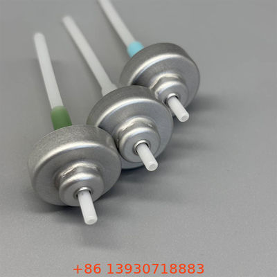 Ακριβής δόση 20 mm μετρούμενη βαλβίδα αερολύματος με πλαστικό στέλεχος και ενεργοποιητή με σταθερό μετρούμενο ψεκασμό