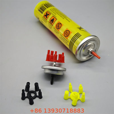 Αξιόπιστος μηχανισμός βαλβίδας αερολύματος μιας χρήσης για συσκευές φλόγας μαζικής παραγωγής με έλεγχο αερίου αδιάβροχο