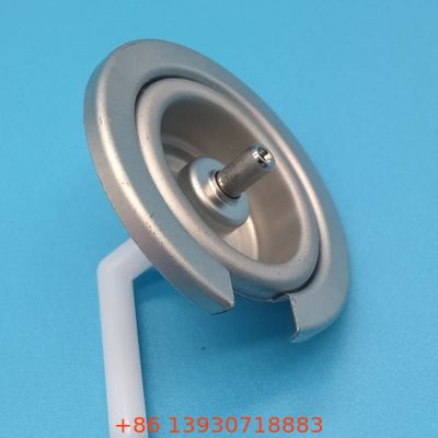 High-Precision Refillable Gas Canister Valve for Beverage Carbonation Systems with Integrated Pressure Gauge