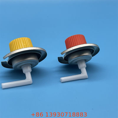 Aerosol Butane Gas Valve with Cover for Camping Stoves & Culinary Torches