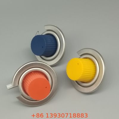 Βαλβίδα εστίας βουτανίου OEM με ενσωματωμένα καπάκια ασφαλείας για φορητές εστίες