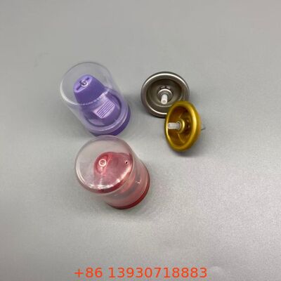 Βαλβίδα ψεκασμού αερολύματος από αλουμίνιο ανθεκτική στη διάβρωση με λειτουργία 360 μοιρών για αφρό μαλλιών