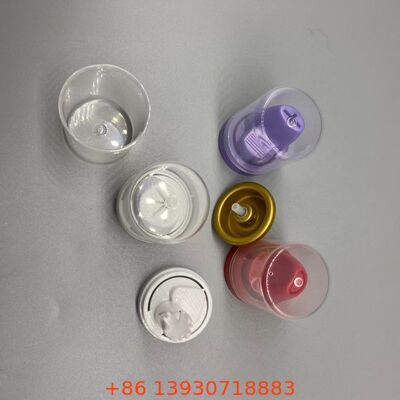 Βαλβίδα ψεκασμού αερολύματος από αλουμίνιο ανθεκτική στη διάβρωση με λειτουργία 360 μοιρών για αφρό μαλλιών