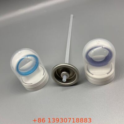 Αντηλιακή βαλβίδα αεροζόλ με κάλυμμα ασφαλείας για εφαρμογές αντηλιακού με συνεχή ψεκασμό