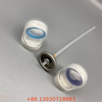 Αντηλιακή βαλβίδα αεροζόλ με κάλυμμα ασφαλείας για εφαρμογές αντηλιακού με συνεχή ψεκασμό