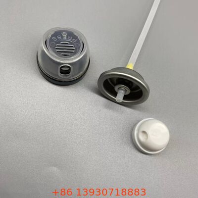 Η βαλβίδα ψεκασμού σώματος αερόλυσης με τεχνολογία διανομής 360 ° και καθολική προσαρμογή για τυποποιημένες κονσέρβες αλουμινίου