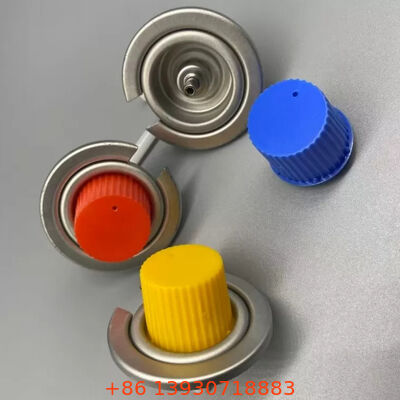 Valvula de gas butano de hojalata de 1 pulgada a prueba de fugas para estufas portatiles y sopletes