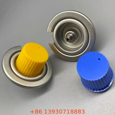 Valvula de gas butano de hojalata de 1 pulgada a prueba de fugas para estufas portatiles y sopletes