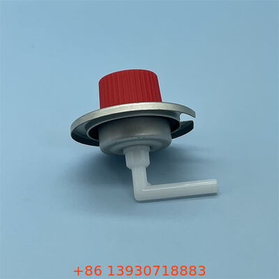 Βαλβίδα αεροζόλ για φιάλη υγραερίου Butane με αντοχή σε υψηλή πίεση, στεγανή απόδοση και έλεγχο ακριβείας ροής για επαναγεμιζόμενα δοχεία