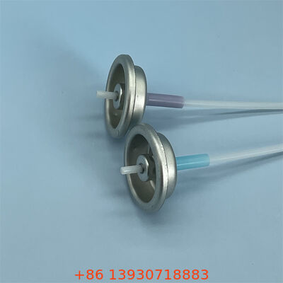 Βαλβίδα αερολύματος 1 ίντσας με ρυθμιζόμενο ρυθμό ψεκασμού και προσαρμόσιμο χρώμα ενεργοποιητή για ακριβή δοσολογία