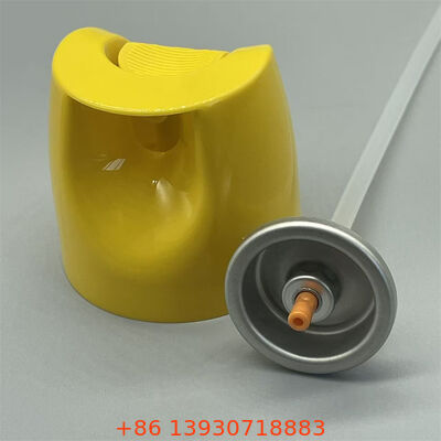 Βαλβίδα αερολύματος εντομοκτόνου υδατοδιαλυτού με ρυθμιζόμενο έλεγχο ροής, στεγανή σφράγιση και ανθεκτική κατασκευή για βοτανικές συνθέσεις