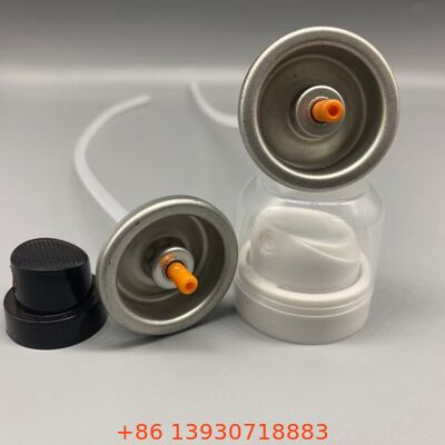 Βαλβίδα αερολύματος ξηρού σαμπουάν με ενεργοποιητή για στοχευμένη εφαρμογή ρίζας