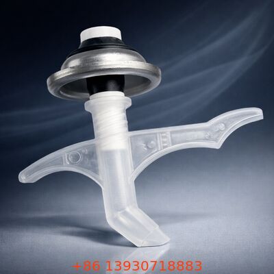 Valvula de espuma de poliuretano de una pulgada con tubo de inmersión extendido y construcción de hojalata para dispensación de espuma a presión