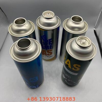 Κασέτα Αερίου Υψηλής Πίεσης 18-21 Bar Aerosol Empty Tinplate Can 65mm 57mm