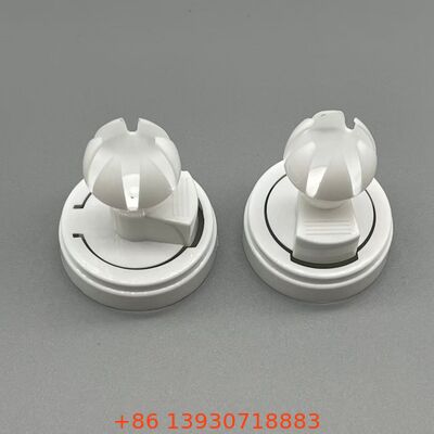 Cream Cap, Spray Actuator, Tinplate Can Dispensing Nozzle Standard Size Sealing & Spraying Fitting for Metal Aerosol Can Usage