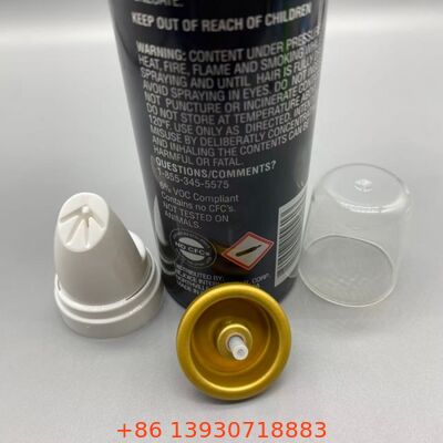 Αντιστροφή διανομής μαλλιών Mousse Aerosol βαλβίδα με ανθεκτικό στη διάβρωση αλουμίνιο και λειτουργία 360 μοιρών