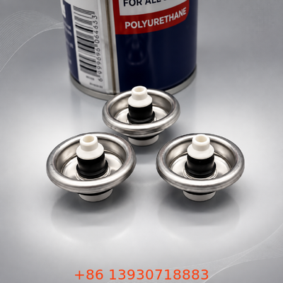Μια ίντσα πιεσμένη PU Foam Aerosol Spray βαλβίδα με σύντομο στύλο αρσενικό σχεδιασμό βαλβίδας